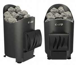 Дровяная банная печь GrillD Aurora mini Short