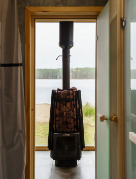 Дровяная банная печь GrillD Cometa Vega 450 Short Max Pro