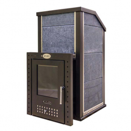 Печь в парную на дровах для бани Klover KLV RT 35 P