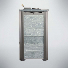 Дровяная печь Варвара Терма Сказка укороченная, талькохлорит