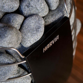 Электрическая печь Harvia Spirit SP60XW Black, 6 кВт, камни в комплекте