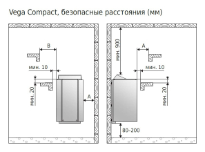 Электропечь для бани 220 Harvia Vega Compact BC35 Steel