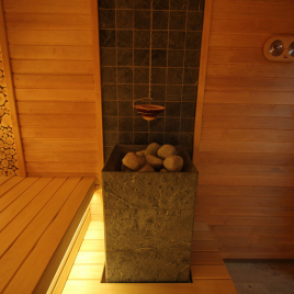 Электрокаменка Tulikivi Tuisku 6,8 kW, поверхность Nobile