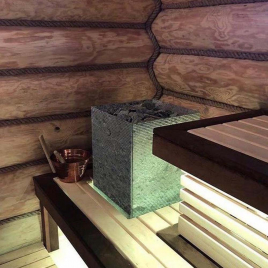Электрокаменка Tulikivi Tuisku 6,8 kW, поверхность Nobile