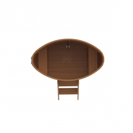 Купель овальная, дуб 0.80x1.42