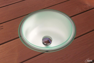 Шайка Cariitti IB 320 LED, водосливной клапан, светодиодная подсветка в комплекте