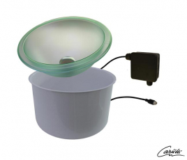 Шайка Cariitti IB 320 LED, водосливное отверстие, светодиодная подсветка в комплекте